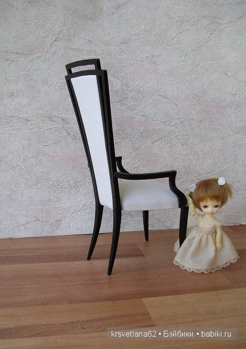 Кресло в стиле арт деко для кукол