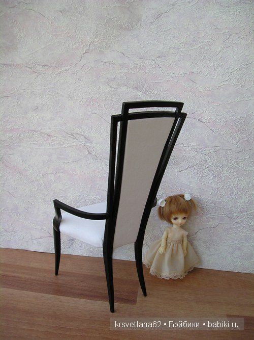 Кресло в стиле арт деко для кукол