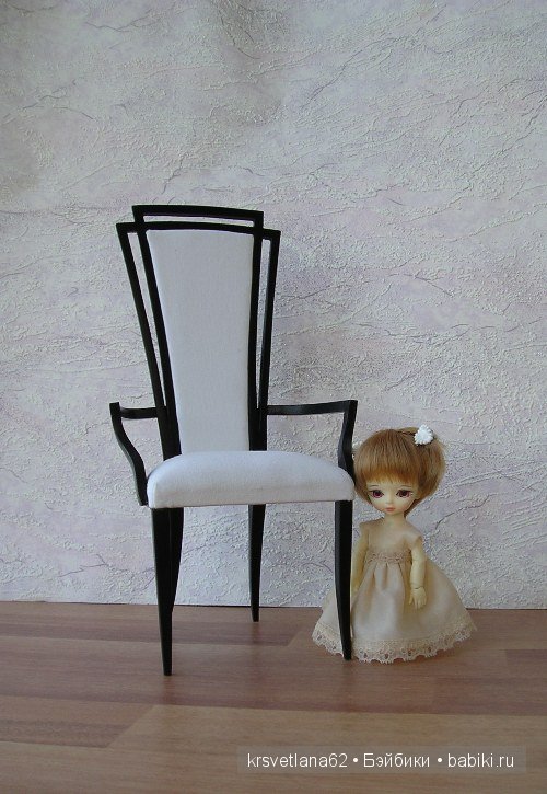 Кресло в стиле арт деко для кукол