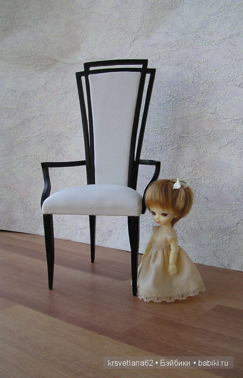 Кресло в стиле арт деко для кукол