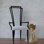 Кресло в стиле арт деко для кукол из из моей мастерской