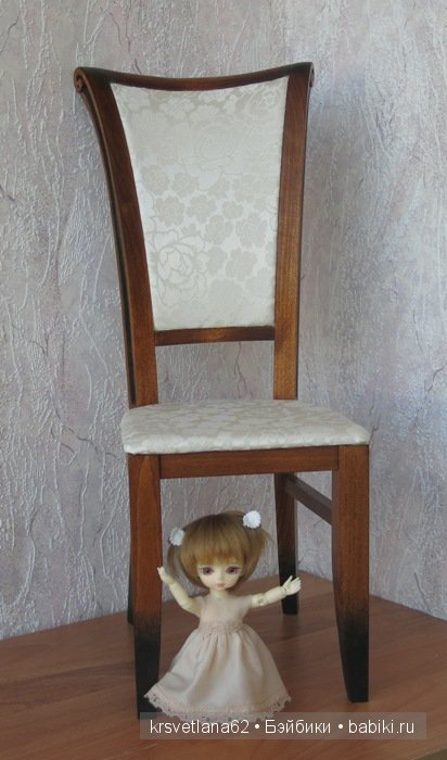 Стул для куклы деревянный