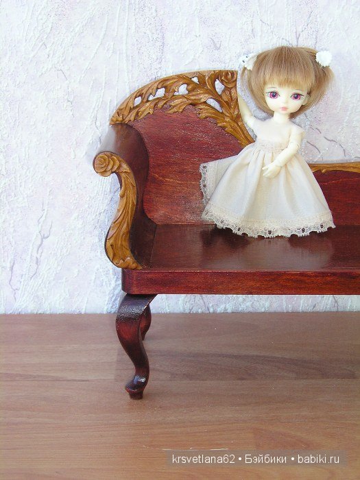 Кушетка для кукол для фотосесий (фото 7)