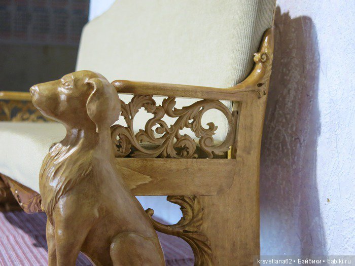 Диван для охотничьего домика для бжд кукол (фото 7)