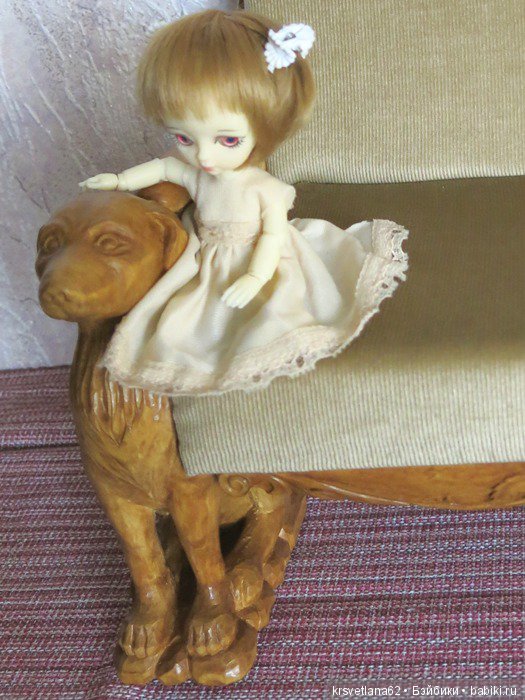 Диван для охотничьего домика для бжд кукол (фото 3)