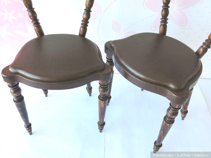 Стулья для кукол — Мебель для кукол и домиков: фото (фото 9)