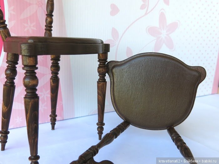 Стулья для кукол — Мебель для кукол и домиков: фото (фото 8)