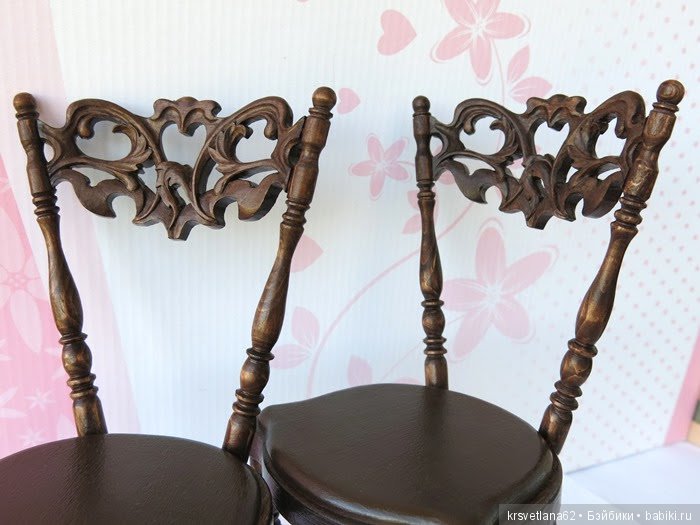 Стулья для кукол — Мебель для кукол и домиков: фото