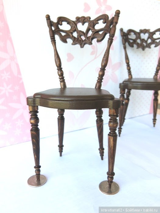 Стулья для кукол — Мебель для кукол и домиков: фото (фото 5)