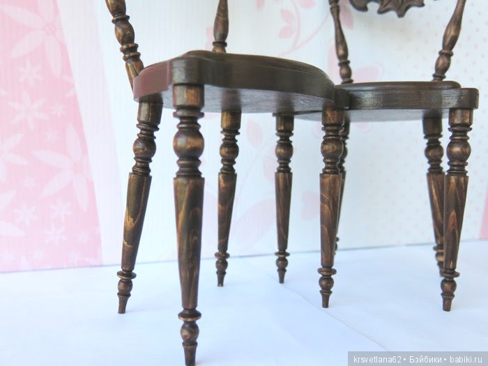 Стулья для кукол — Мебель для кукол и домиков: фото (фото 4)