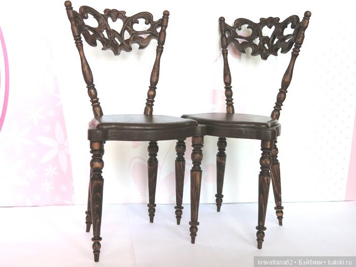 Стулья для кукол — Мебель для кукол и домиков: фото (фото 2)