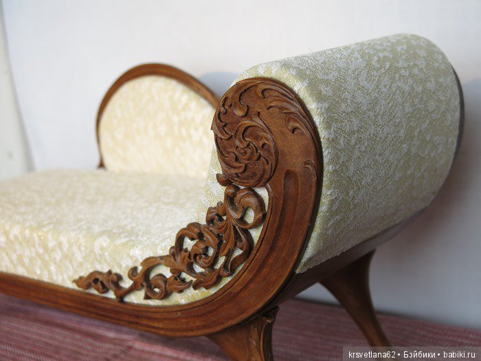 Кушетка — Мебель для кукол и домиков: фото (фото 6)