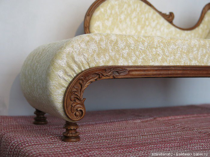 Кушетка — Мебель для кукол и домиков: фото (фото 7)