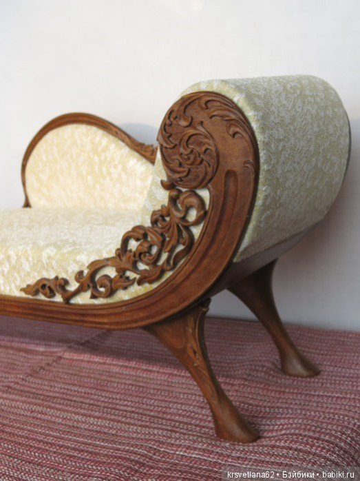 Кушетка — Мебель для кукол и домиков: фото (фото 4)