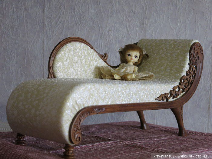 Кушетка — Мебель для кукол и домиков: фото