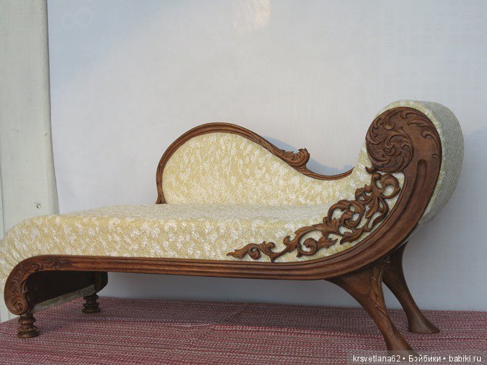 Кушетка — Мебель для кукол и домиков: фото (фото 2)