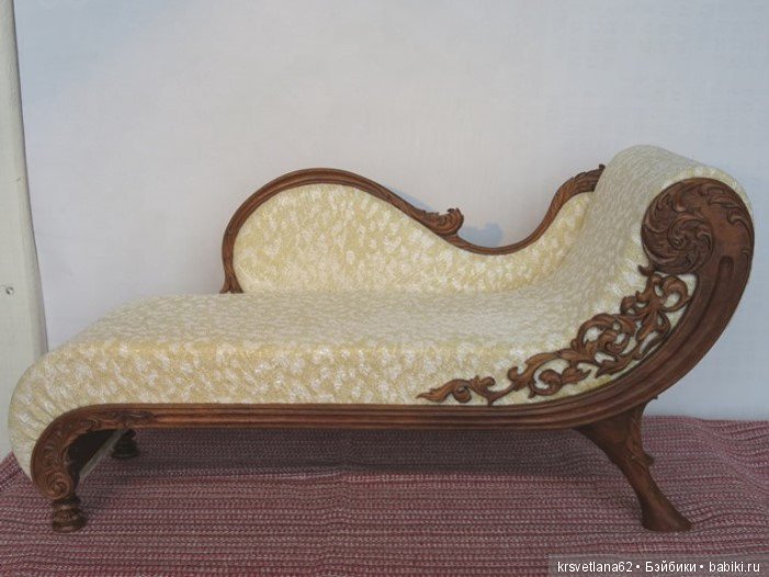 Кушетка — Мебель для кукол и домиков: фото (фото 3)