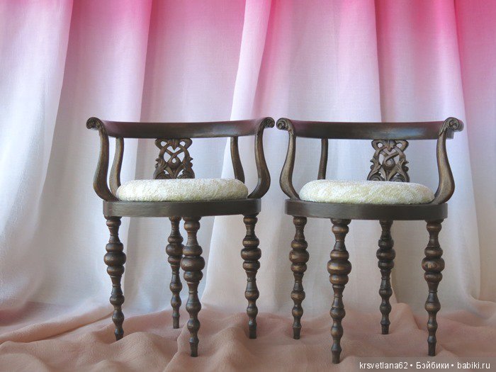 Стулья для кукол — Мебель для кукол и домиков: фото (фото 7)