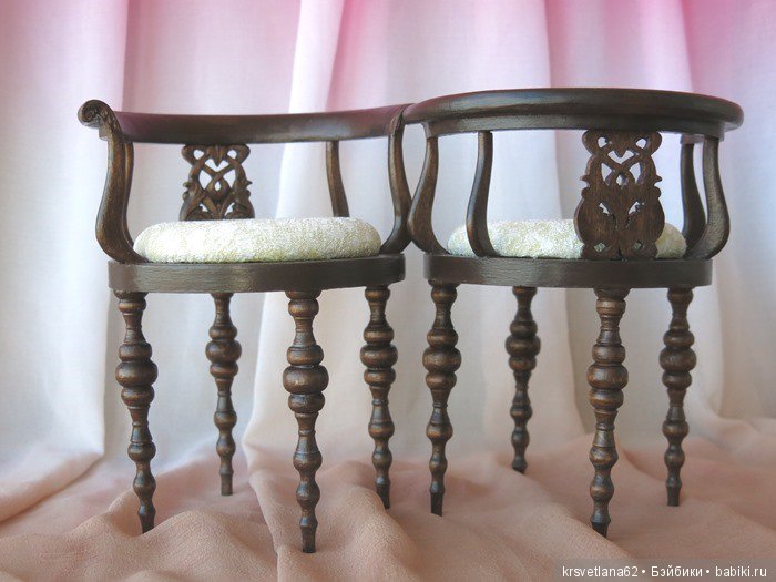 Стулья для кукол — Мебель для кукол и домиков: фото (фото 5)