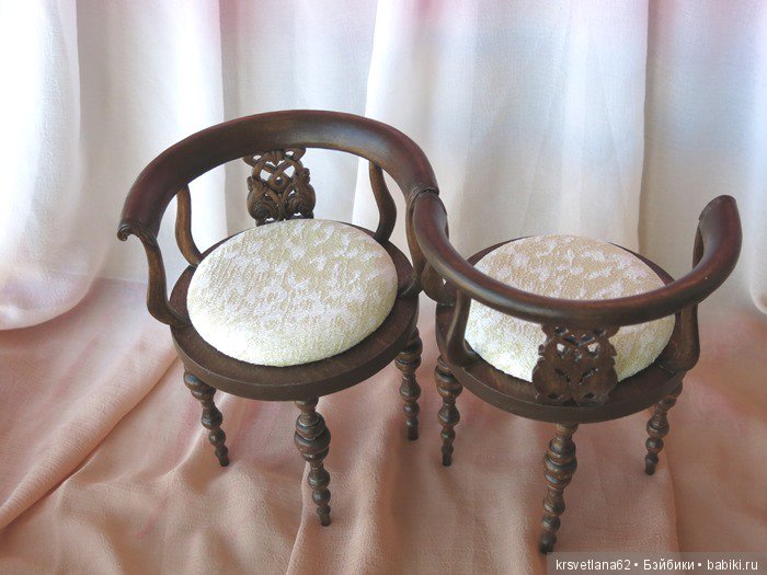 Стулья для кукол — Мебель для кукол и домиков: фото (фото 4)