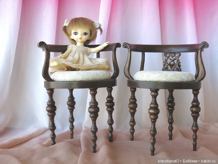 Стулья для кукол — Мебель для кукол и домиков: фото