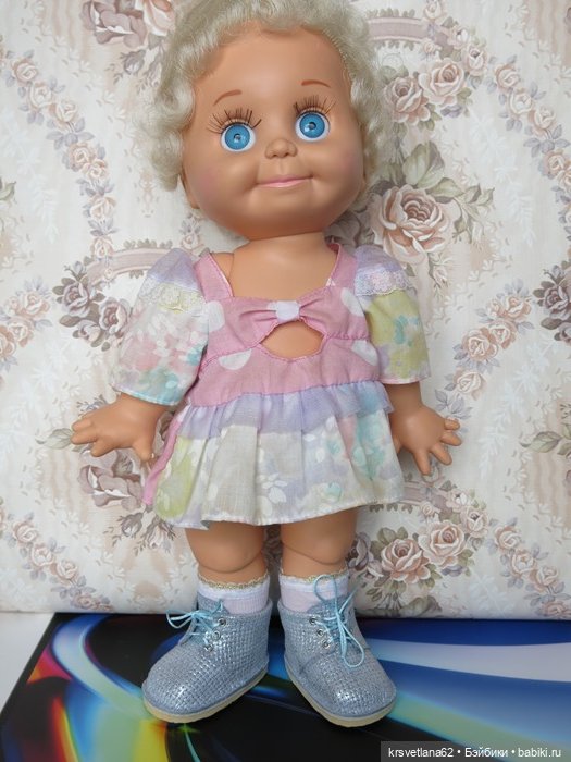 Я умею обуваться — Куклы Galoob Baby Face (Фейсинки): винтаж 90 (фото 10)