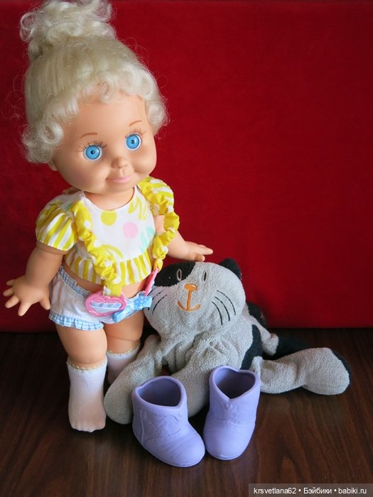 Я умею обуваться — Куклы Galoob Baby Face (Фейсинки): винтаж 90