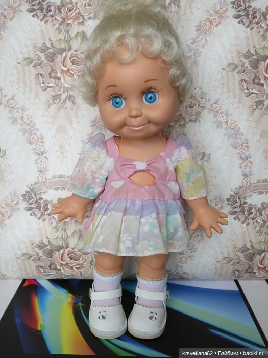 Я умею обуваться — Куклы Galoob Baby Face (Фейсинки): винтаж 90 (фото 9)