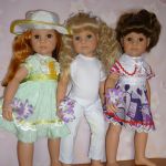 В ожидании весны.Новые платья для девочек Готц.