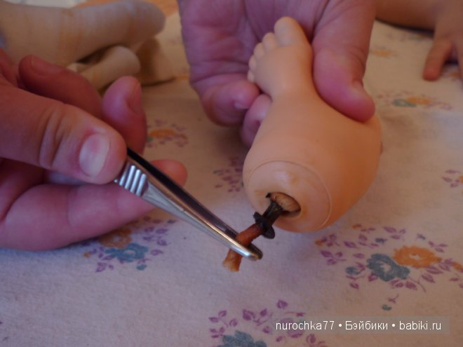 Перетяжка кукол Galoob - Baby Face. Подготовка куклы к перетяжке