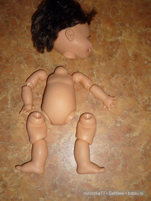 Перетяжка кукол Galoob - Baby Face. Подготовка куклы к перетяжке
