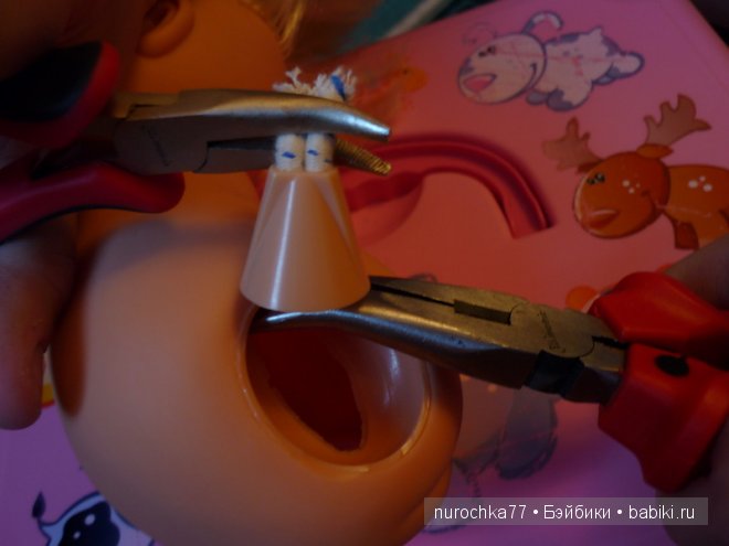 Перетяжка кукол Galoob - Baby Face. Часть 2. Перетяжка головы | Бэйбики Перетяжка кукол Galoob - Baby Face. Часть 2. Перетяжка головы (фото 7)