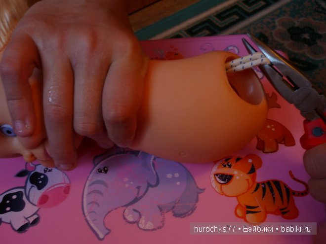 Перетяжка кукол Galoob - Baby Face. Часть 2. Перетяжка головы | Бэйбики Перетяжка кукол Galoob - Baby Face. Часть 2. Перетяжка головы (фото 4)