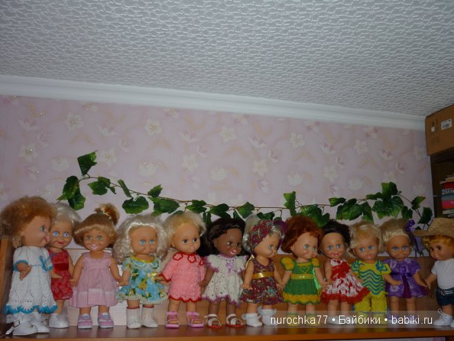 Незаметно пролетел год.. Моё семейство кукол