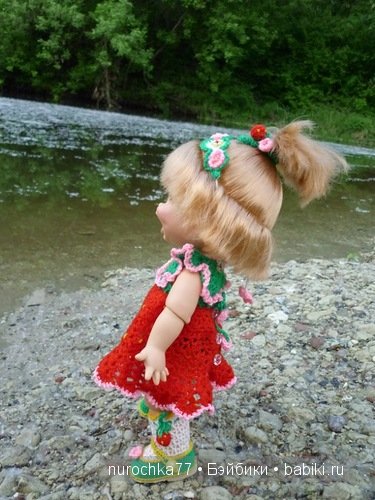 Ягода - малина... в лес меня манила... Одежда для кукол Galoob Baby Face (фото 6)