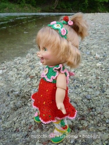Ягода - малина... в лес меня манила... Одежда для кукол Galoob Baby Face (фото 7)
