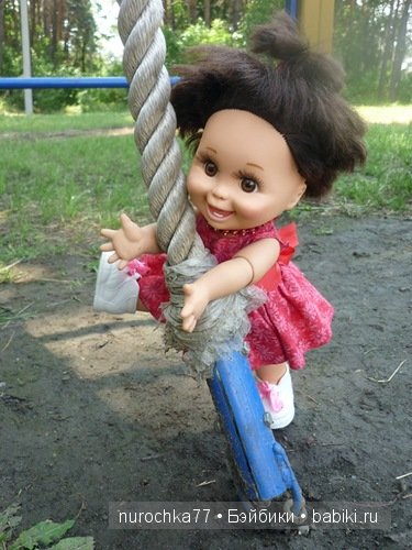 Задорная Хайди на детской площадке. Galoob Baby Face