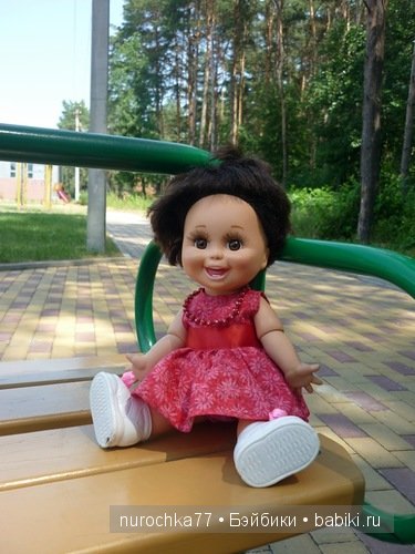 Задорная Хайди на детской площадке. Galoob Baby Face