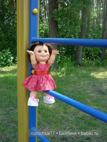 Задорная Хайди на детской площадке. Galoob Baby Face