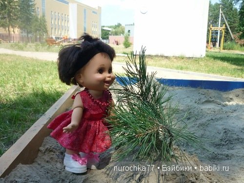 Задорная Хайди на детской площадке. Galoob Baby Face (фото 8)