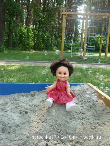 Задорная Хайди на детской площадке. Galoob Baby Face (фото 10)