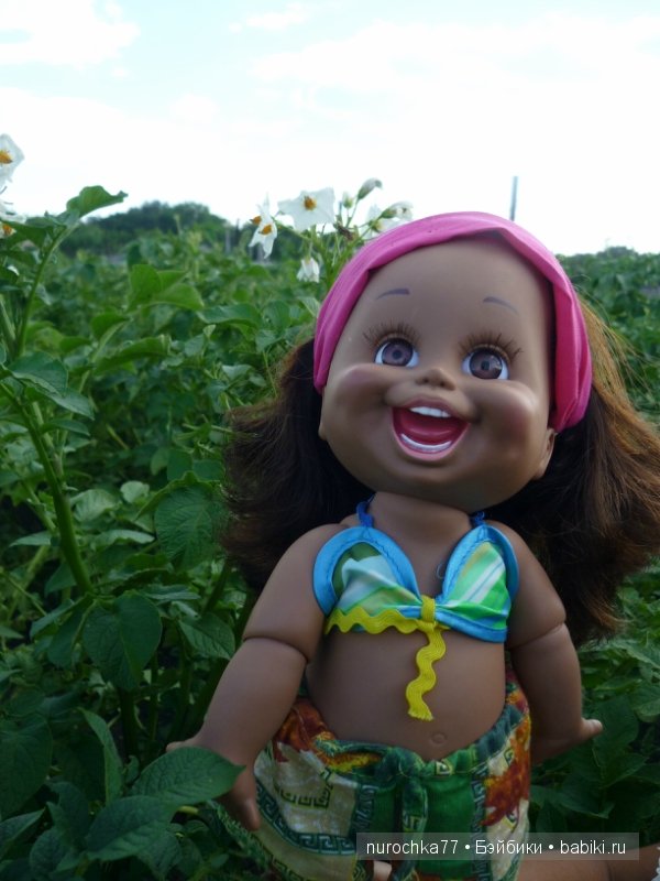 Приключения коротышек в деревне.Galoob Baby Face