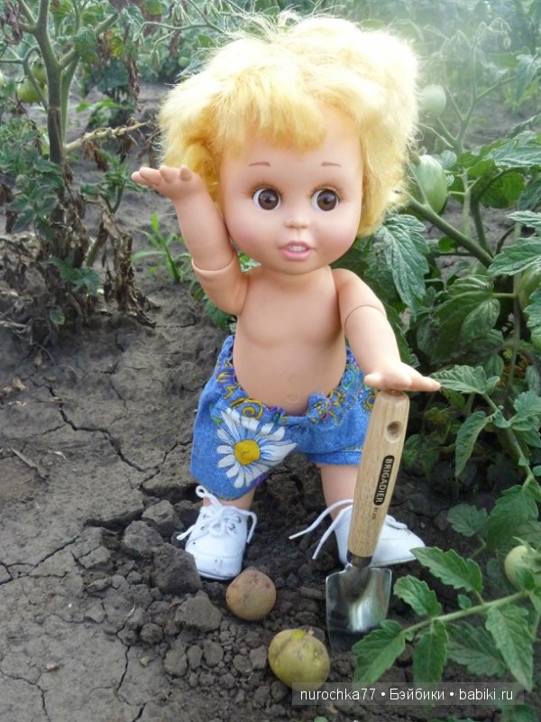 Приключения коротышек в деревне.Galoob Baby Face