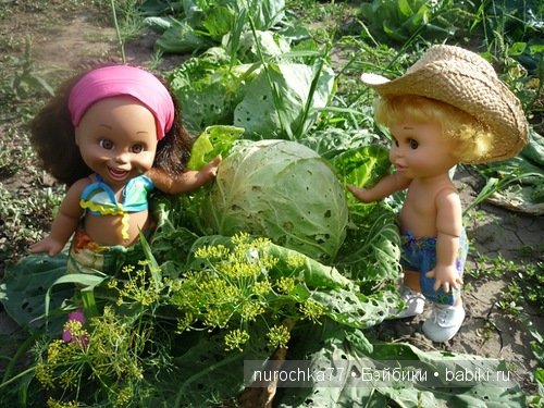 Приключения коротышек в деревне.Galoob Baby Face