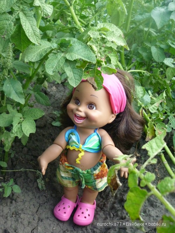 Приключения коротышек в деревне.Galoob Baby Face