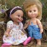 Приключения коротышек в деревне.Galoob Baby Face