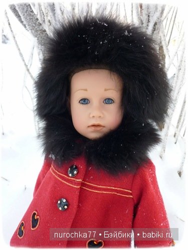 Зимняя прогулка куколки Gotz