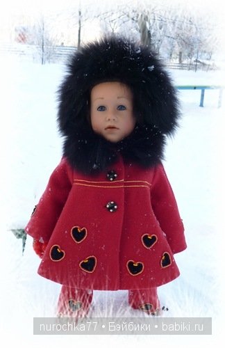 Зимняя прогулка куколки Gotz