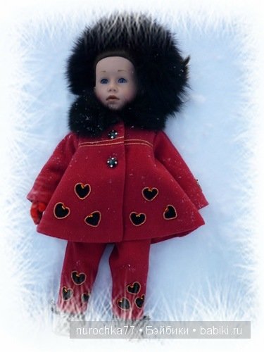 Зимняя прогулка куколки Gotz