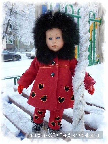 Зимняя прогулка куколки Gotz